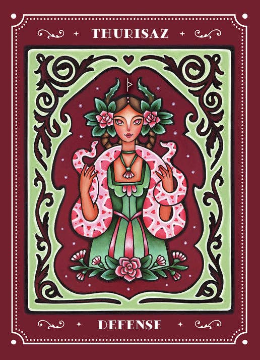Weird Weavings Runic Oracle: Threads of Feminine Wisdom