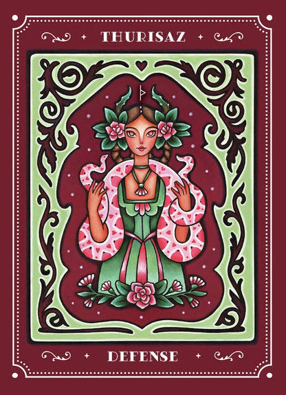 Weird Weavings Runic Oracle: Threads of Feminine Wisdom