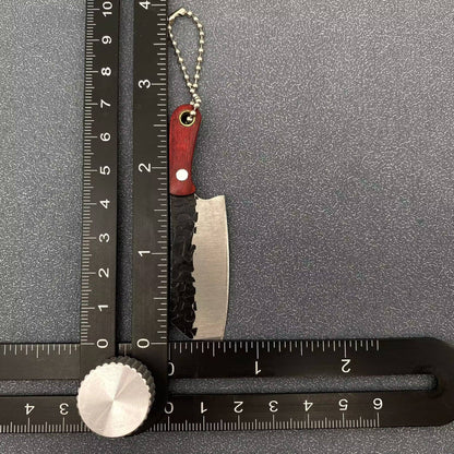 Black Enamel Mini Knife With Protective Sleeve