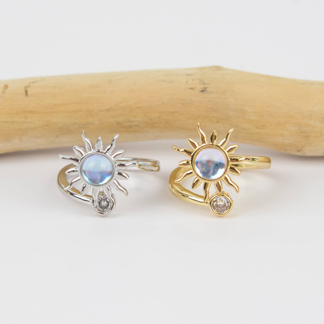 Sunflower Rotating Stress Relief Ring