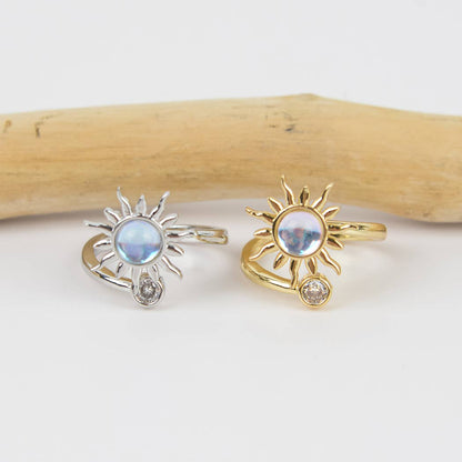 Sunflower Rotating Stress Relief Ring