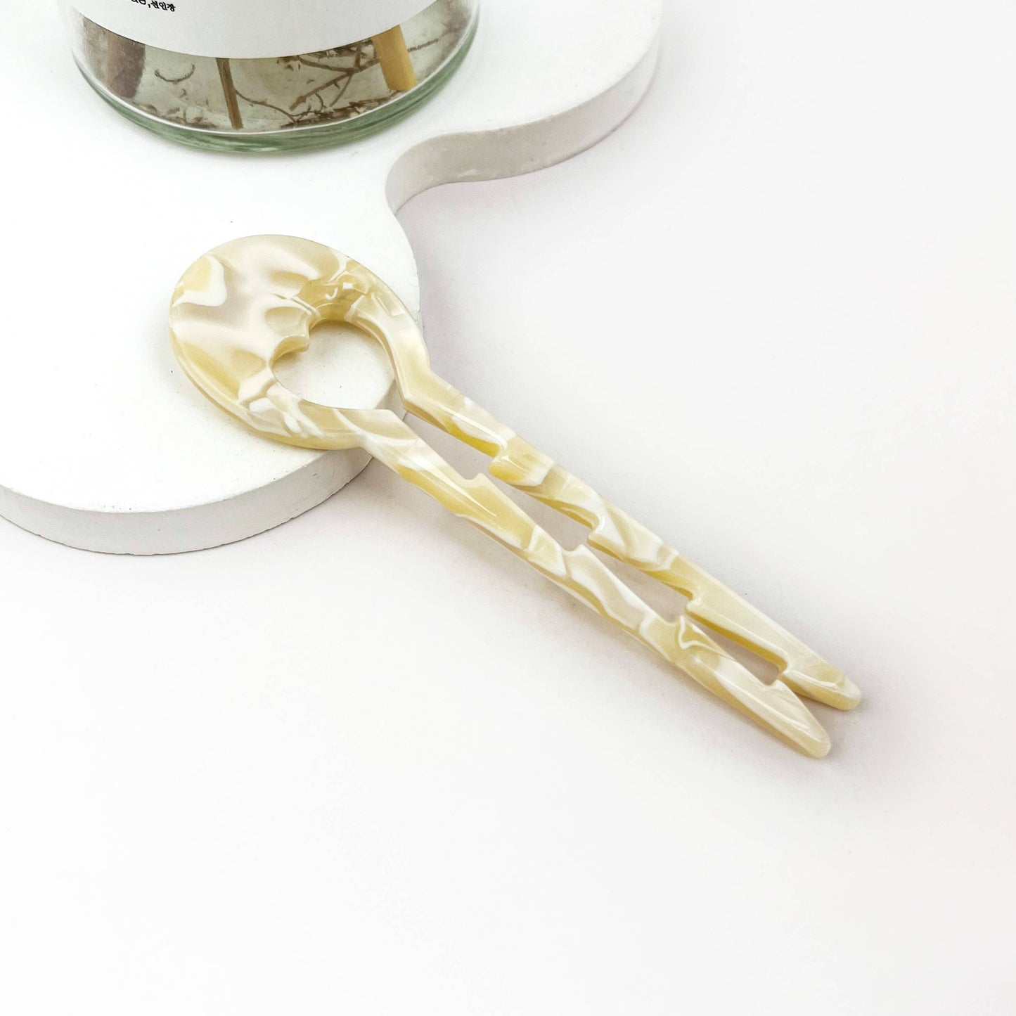 U-Shaped Heart Hair Pin