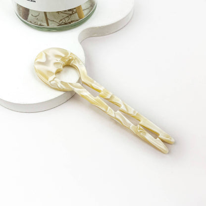 U-Shaped Heart Hair Pin