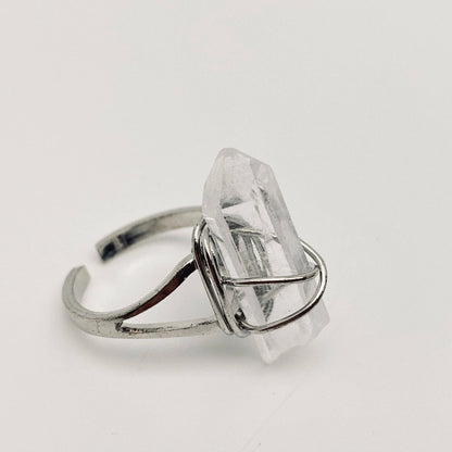 Clear Crystal Ring Adjustable