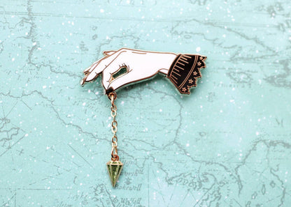 Pendulum Hand Divination Pin