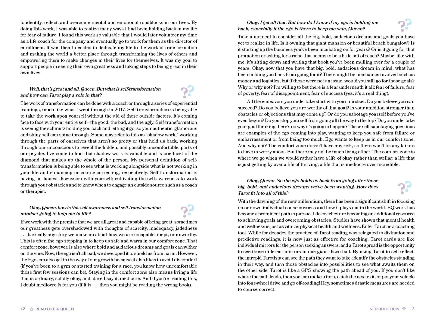Read Like a Queen: Real-Life Insights