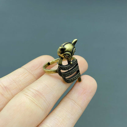 Fox Bronze Adjustable Ring ☆ Vintage Style