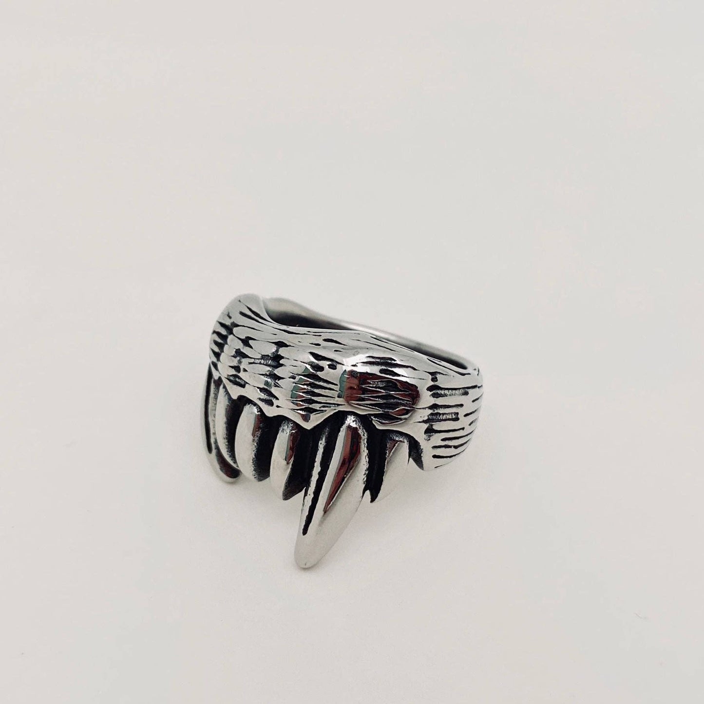Vampire Teeth Stainless Steel Ring