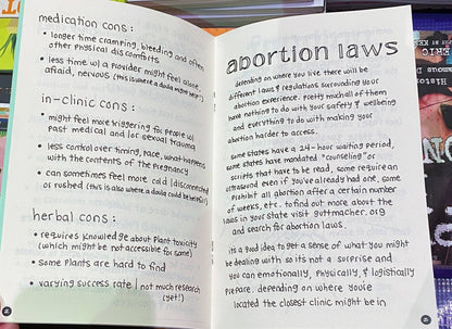 I Deserve Good Things: Guide to Abortion Support (Zine)