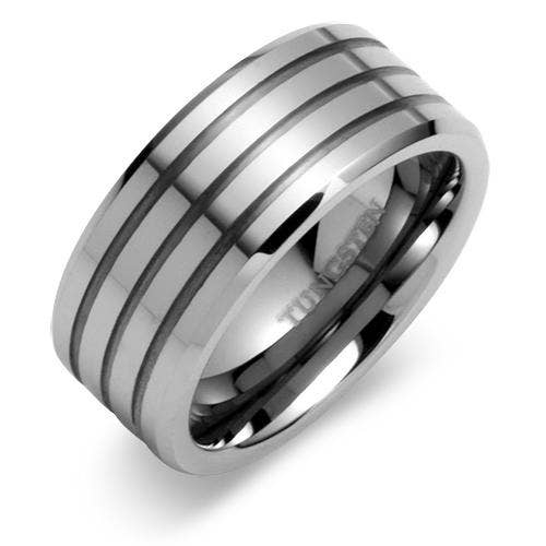 Beveled Edge 9mm Men's Premium Tungsten Band Size 11.5