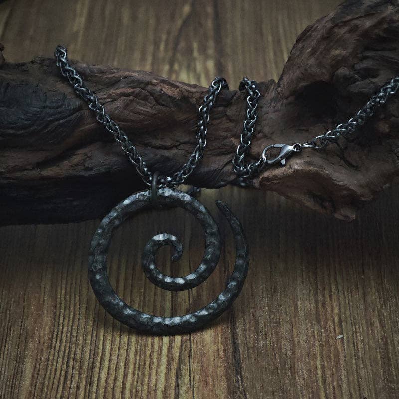 Eldritch Spiral Amulet Necklace
