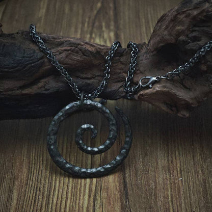 Eldritch Spiral Amulet Necklace