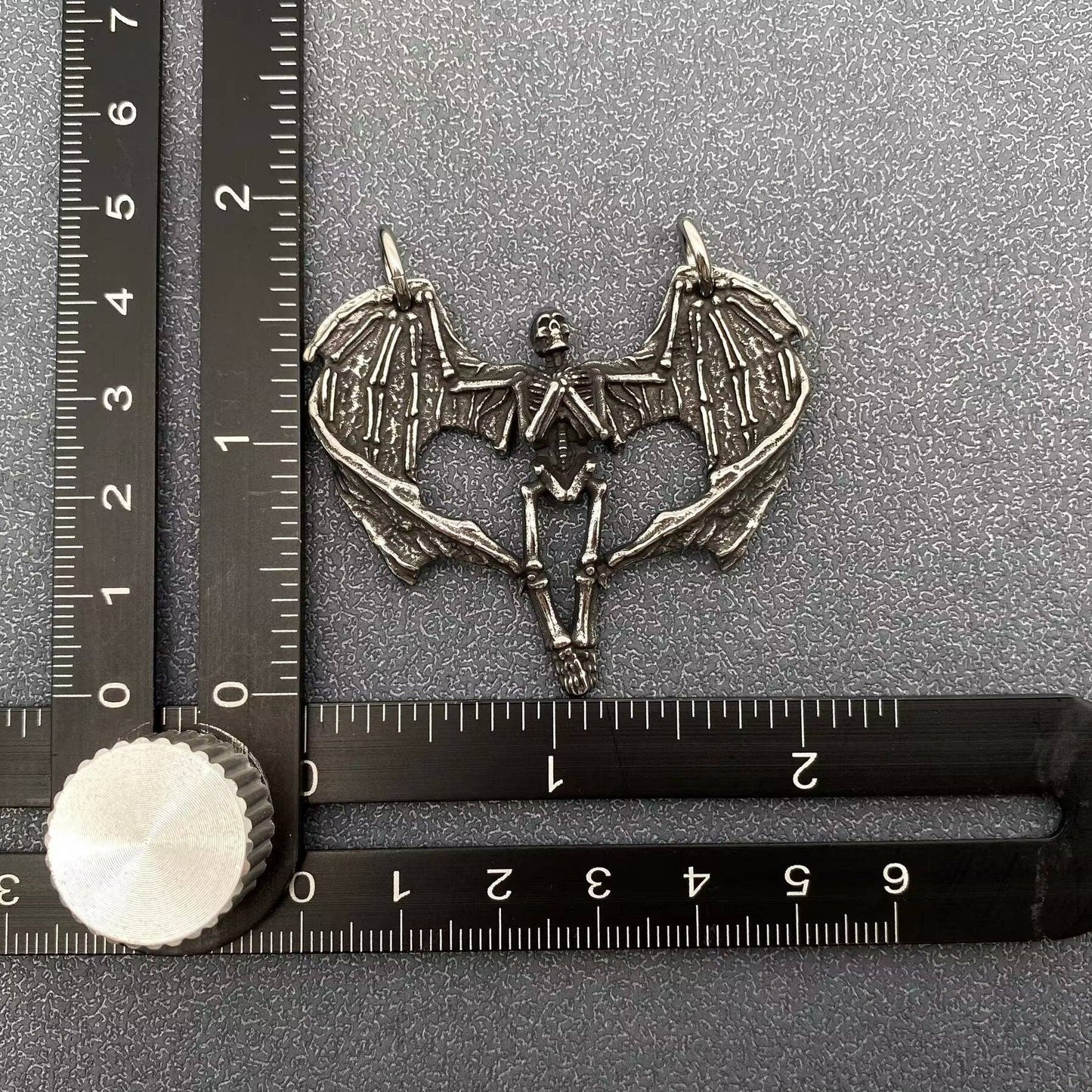 Gothic Demon Wings Charm on Chain