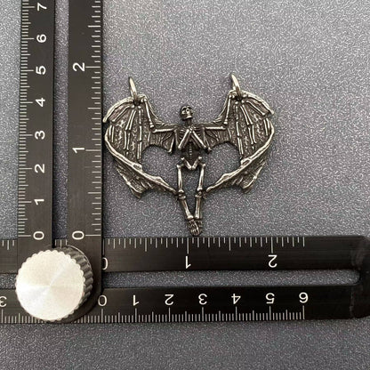 Gothic Demon Wings Charm on Chain