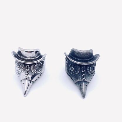 Plague Doctor Stainless Steel Ring