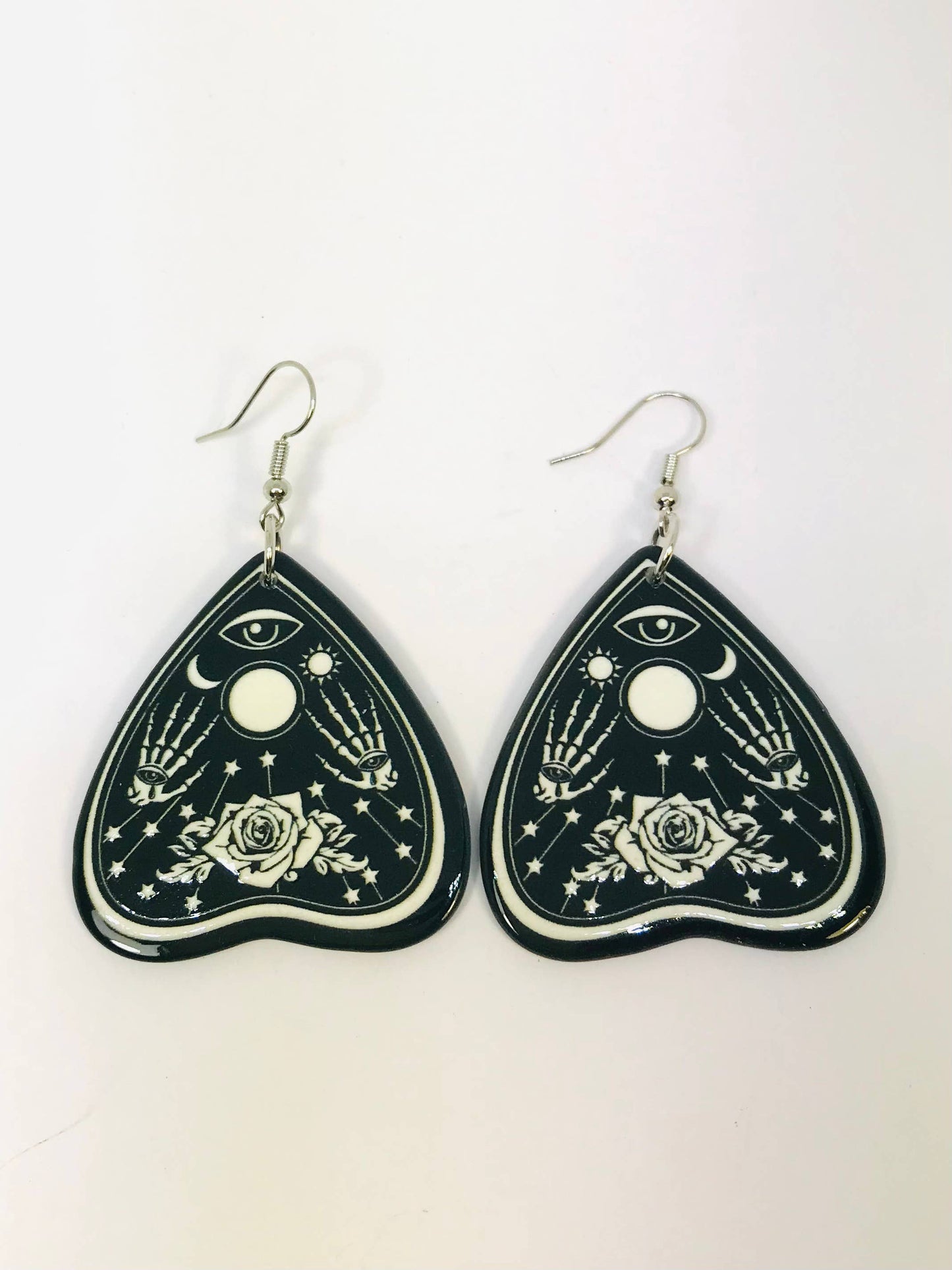 Ouija Planchette Psychic Earrings