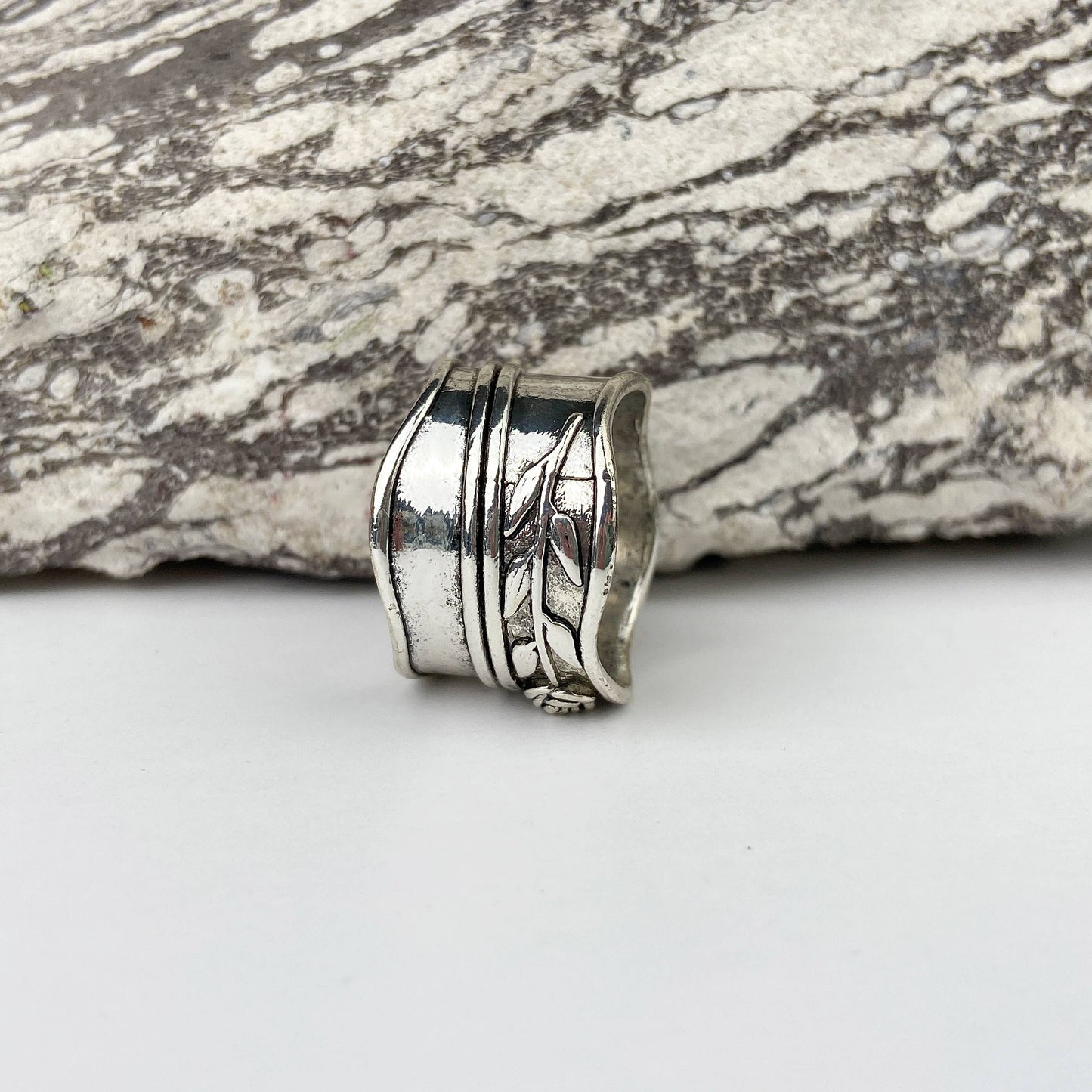 Wide Rosette Ring
