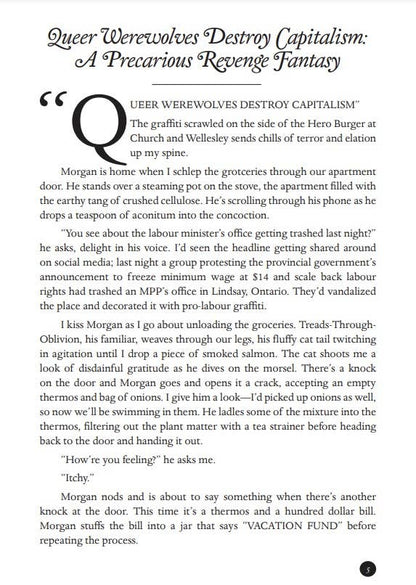 Queer Werewolves Destroy Capitalism (Queering Consent Zine)