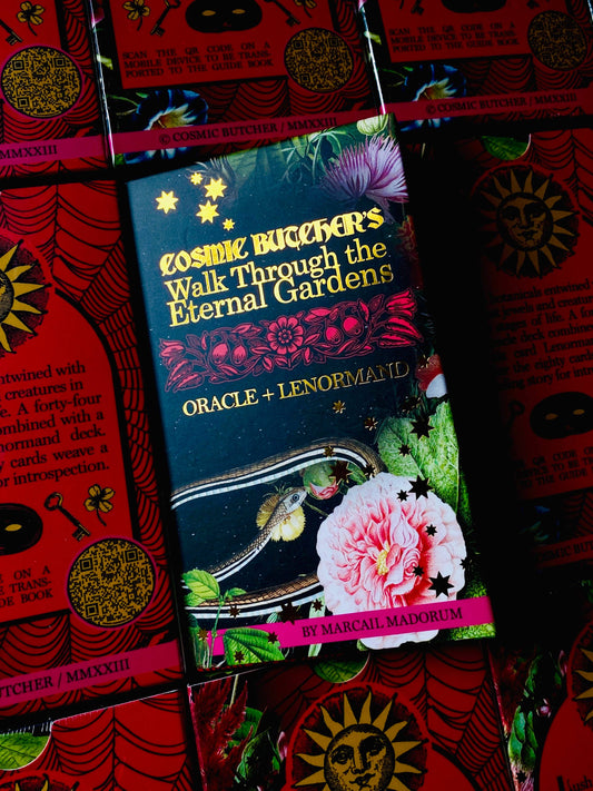 "Eternal Gardens" Oracle & Lenormand Deck | Botanical Tarot