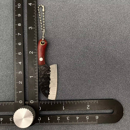 Black Enamel Mini Knife With Protective Sleeve