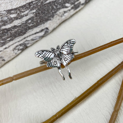 Luna Moth Ring