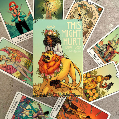 This Might Hurt Tarot Deck by Isabella Rotman