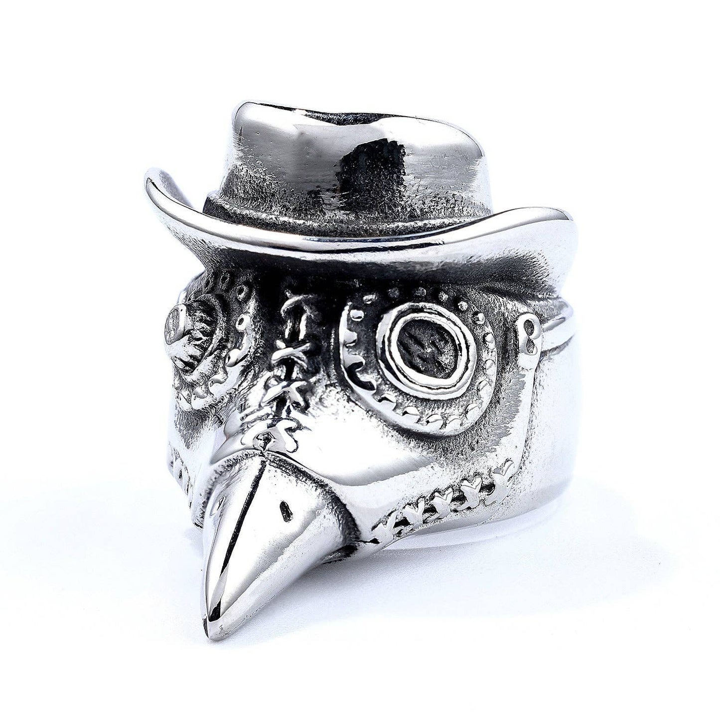 Plague Doctor Stainless Steel Ring
