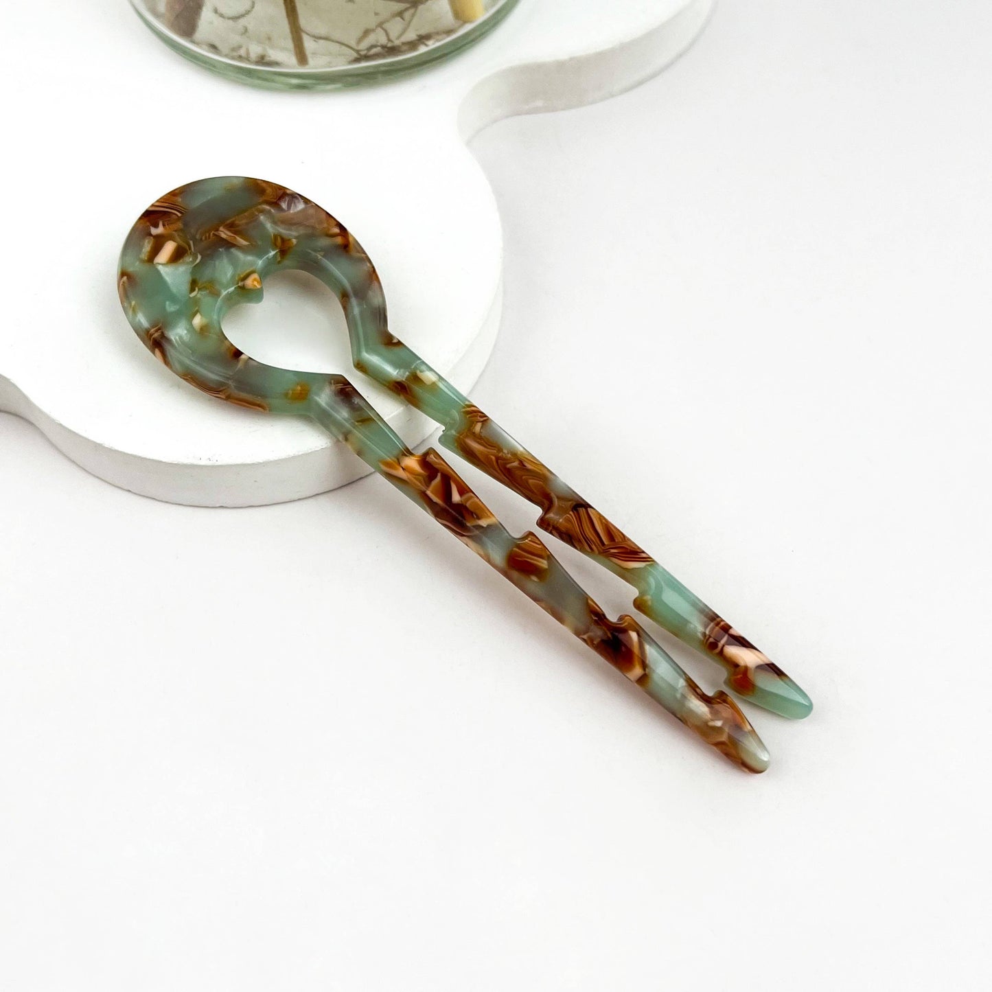 U-Shaped Heart Hair Pin