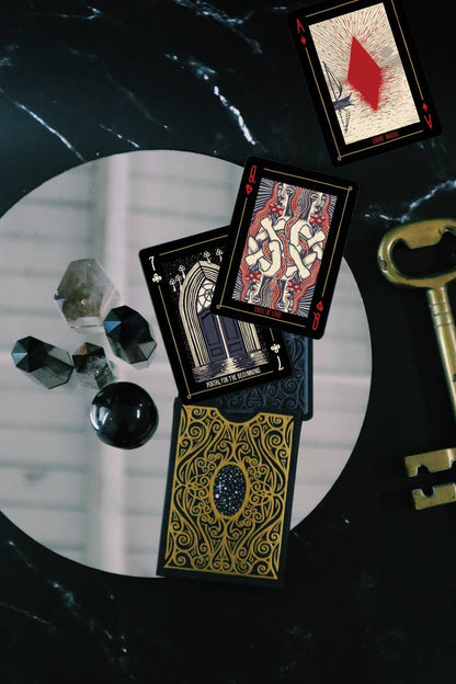 Open Portals Playing Cards & Oracle (Darkside Colorway)