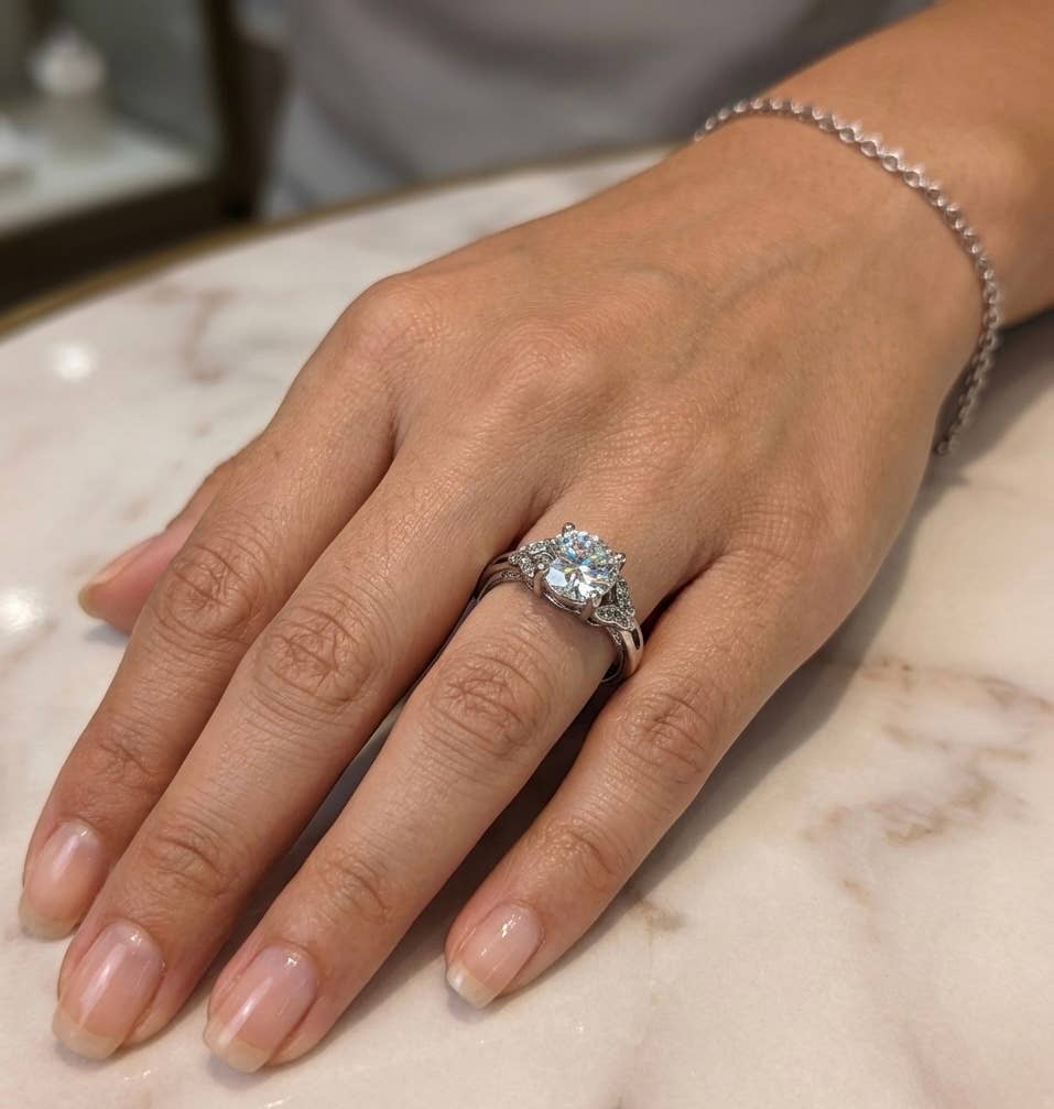 Herkimer Diamond (Lab Grown) - Hypoallergenic Stainless Steel