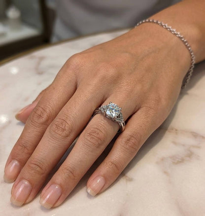 Herkimer Diamond (Lab Grown) - Hypoallergenic Stainless Steel