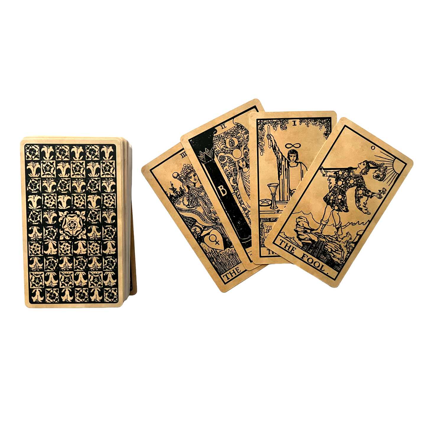 The Tea-Stained Tarot & Guide | LINEN FINISH