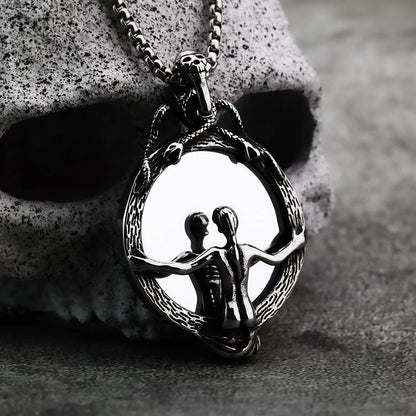 Scrying Glass Mirror Necklace