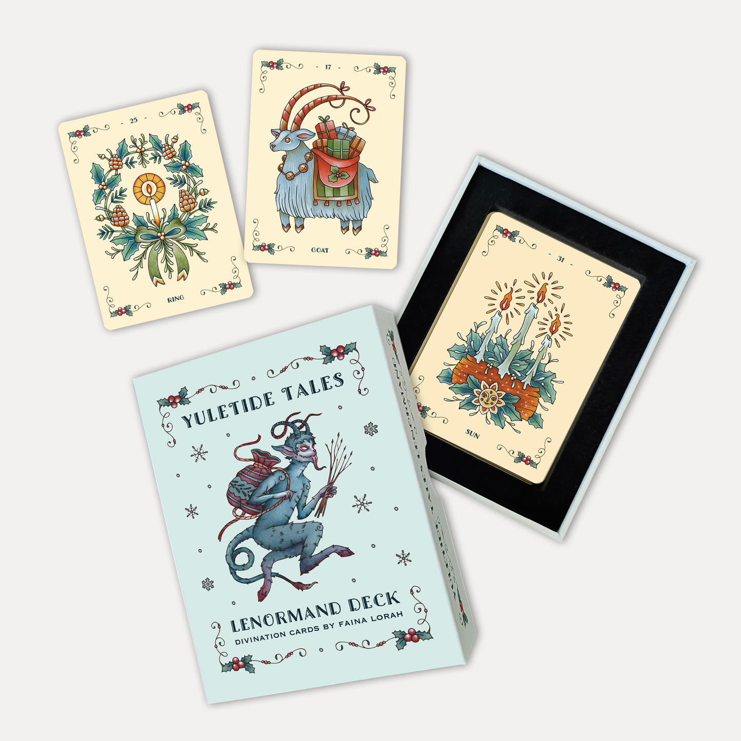 Yuletide Tales Lenormand - Deluxe Ed - Christmas Oracle Deck