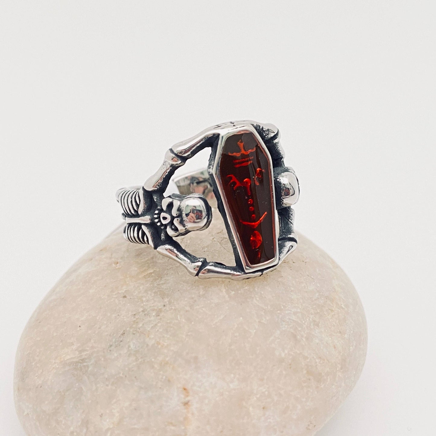 Coffin Stainless Steel Ring