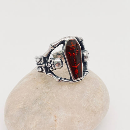 Coffin Stainless Steel Ring