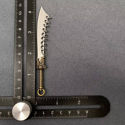 Dragon Head Mini Portable Stainless Steel Knife with Sheath Cover