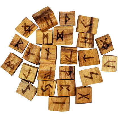 Palo Santo Runes Set
