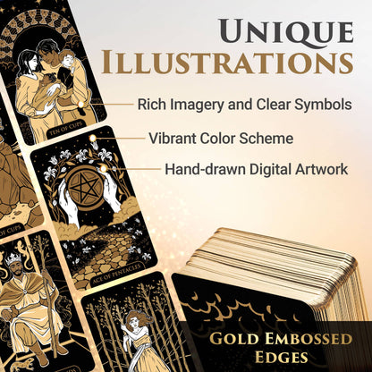 Starlight Tarot Cards ☆ Gold Edition