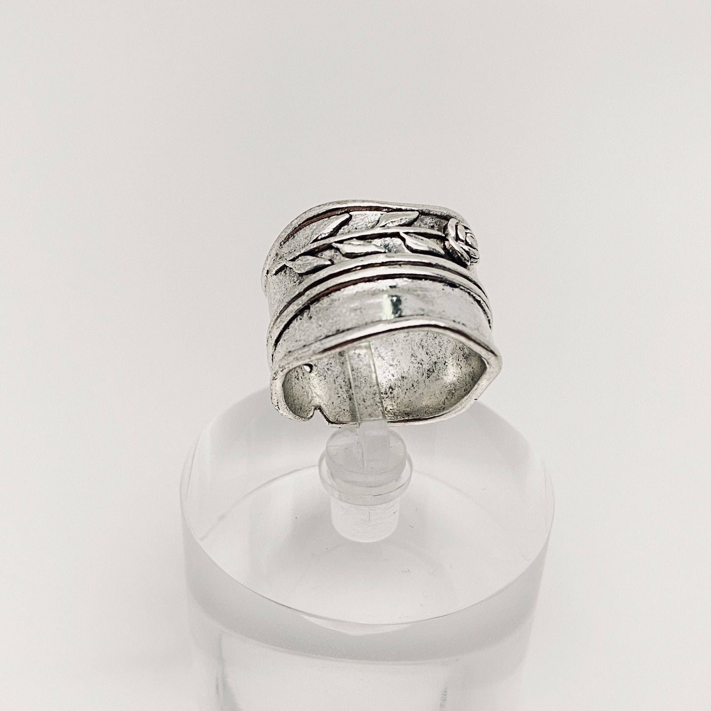 Wide Version Vintage Rose Ring