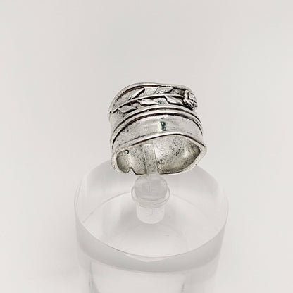 Wide Version Vintage Rose Ring