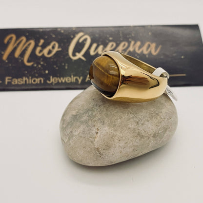 Tiger Eye Signet Ring