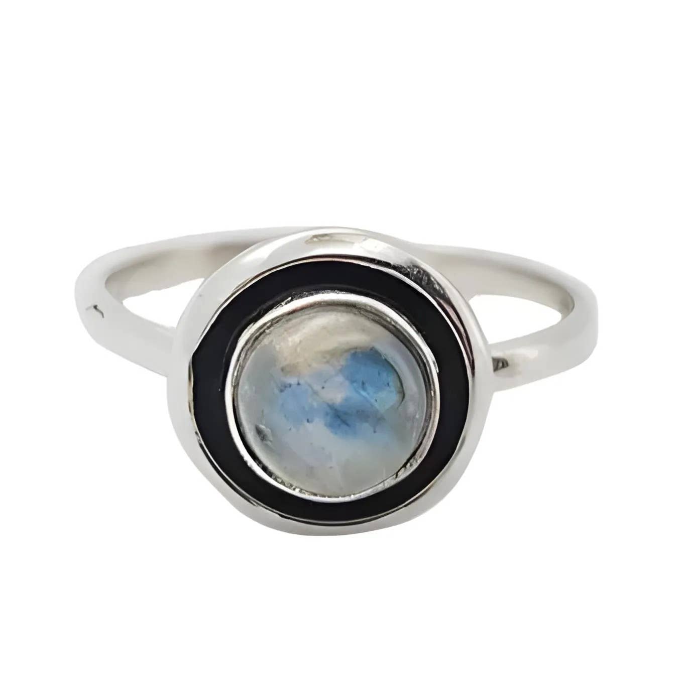 Labradorite Stone Sterling Silver Ring