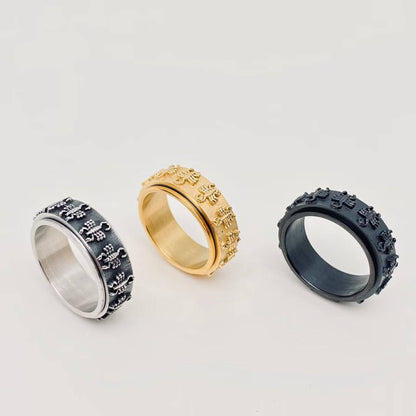 Scorpion Rotatable Fidget Stainless Steel Ring