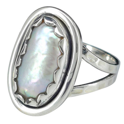 Pearl Sterling Silver Ring