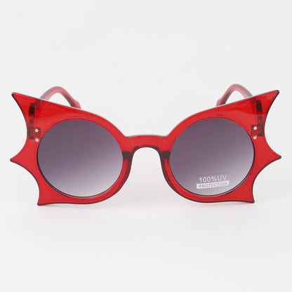 Gothic Morticia Addams Polarized Bat Wing Sunglasses