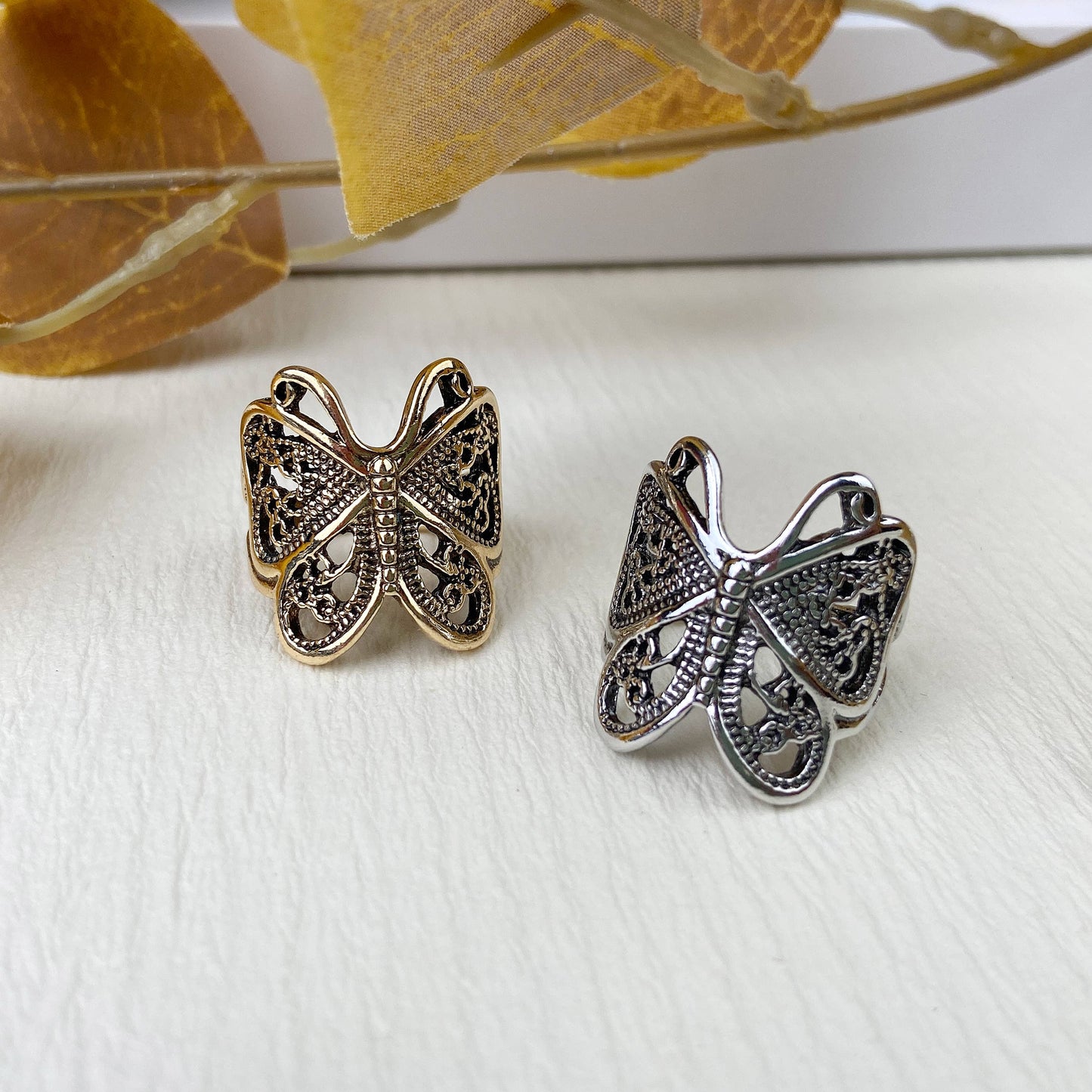 Oversize Butterfly Ring