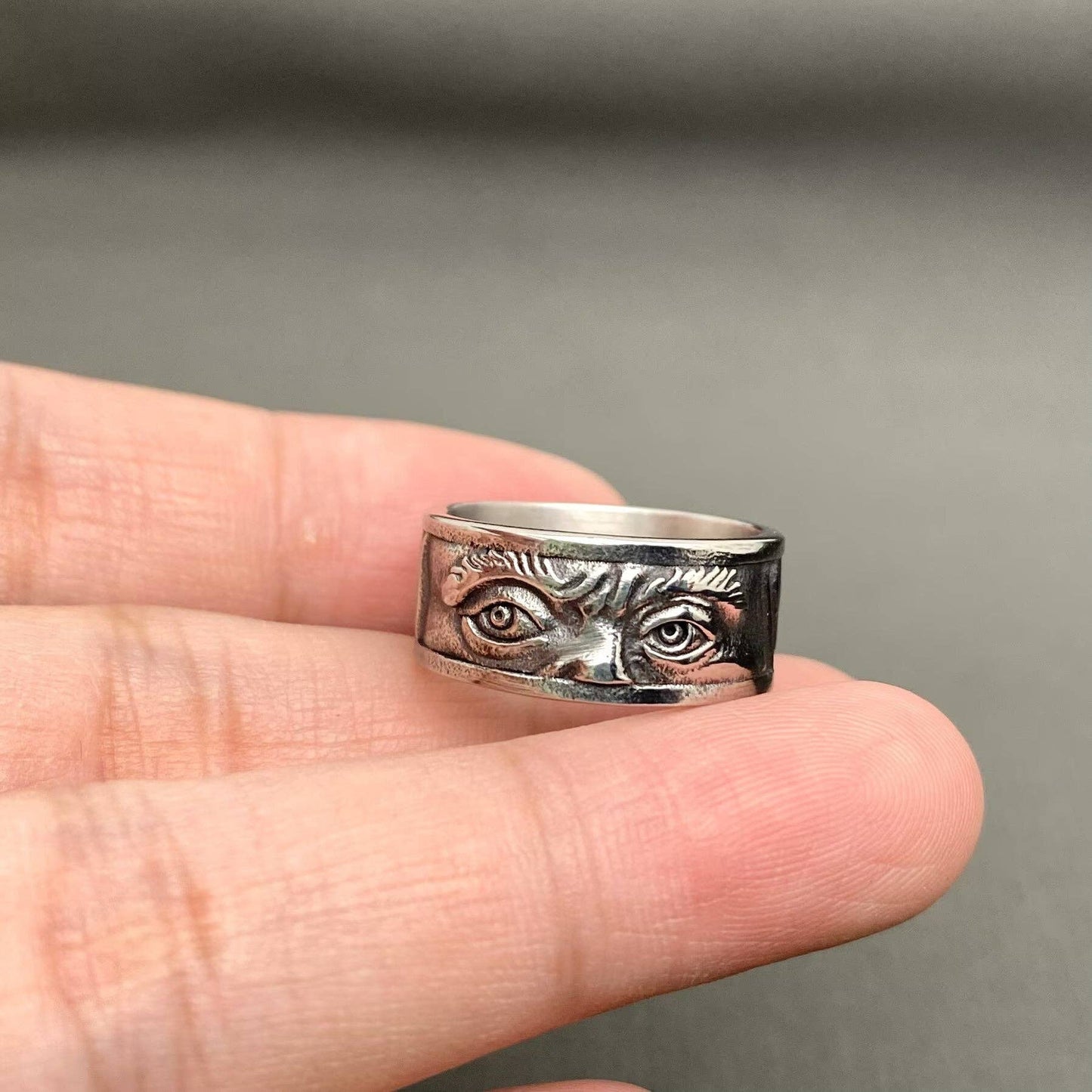 Gazing Eyes Stainless Steel Band