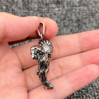 Stainless Steel Eternal Love Craft Pendant on Chain