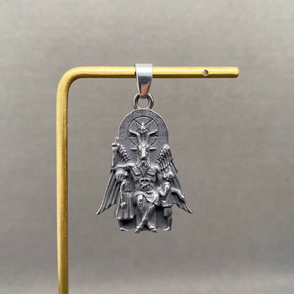 Baphomet Stainless Steel Pendant with Chain